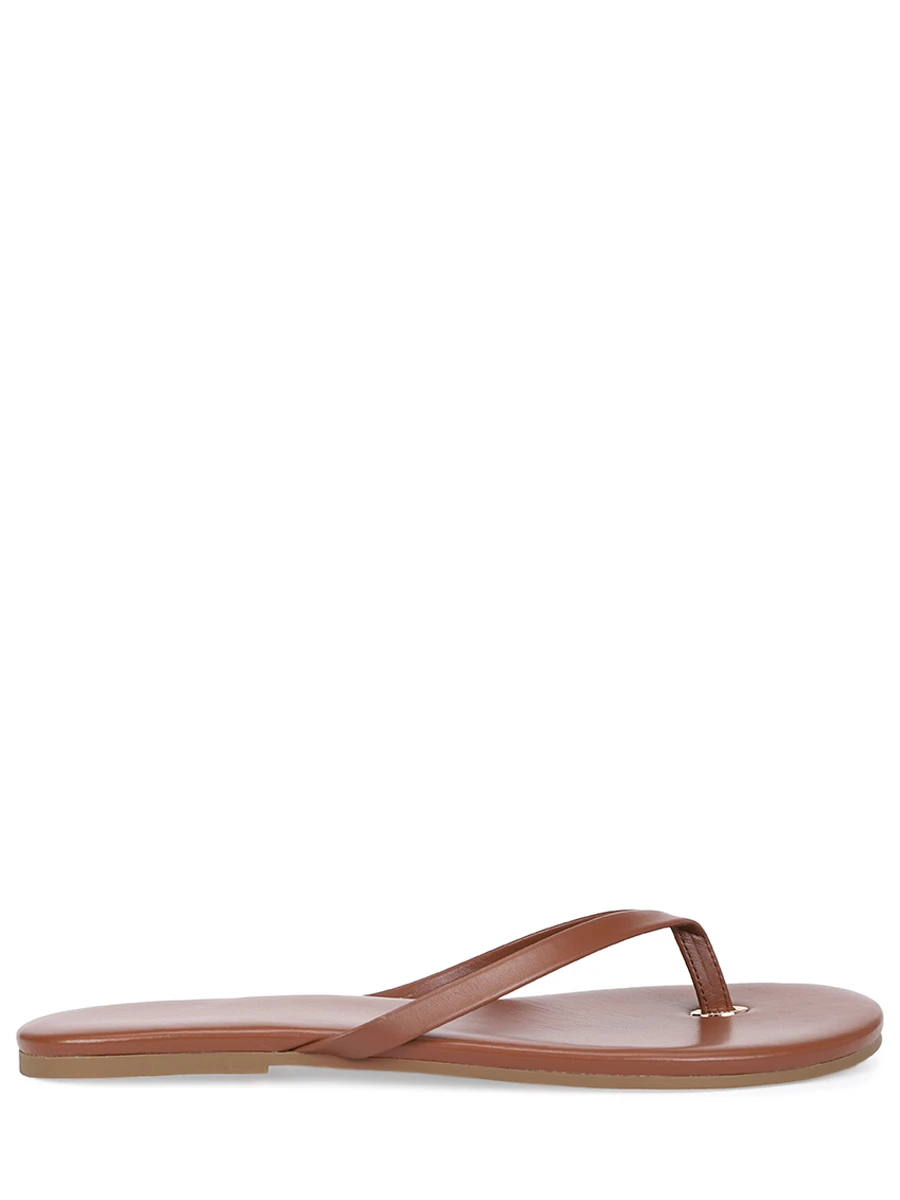 Шлепанцы кожаные MELISSA ODABASH Sandals CR Коричневый 