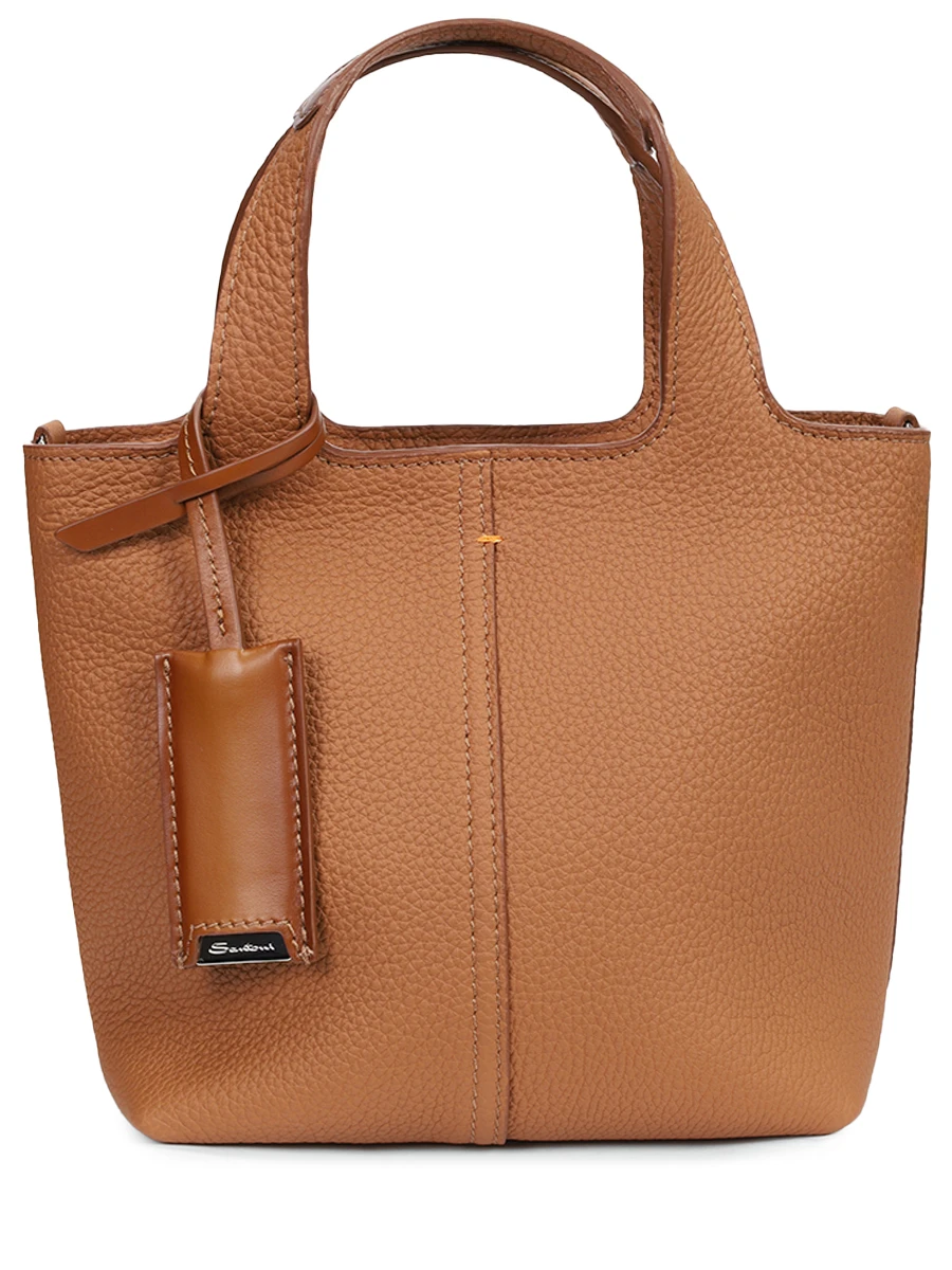 Сумка кожаная SANTONI DIBBA2551BA-ATGCC45 Коричневый 