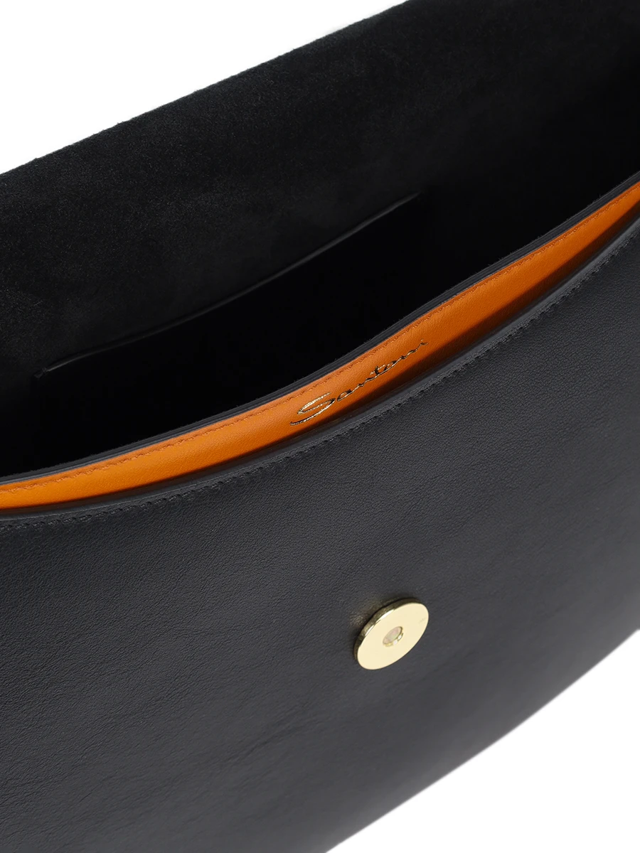 Сумка кожаная SANTONI DFBBA2672EN-TNACN01 Черный  Фото 4