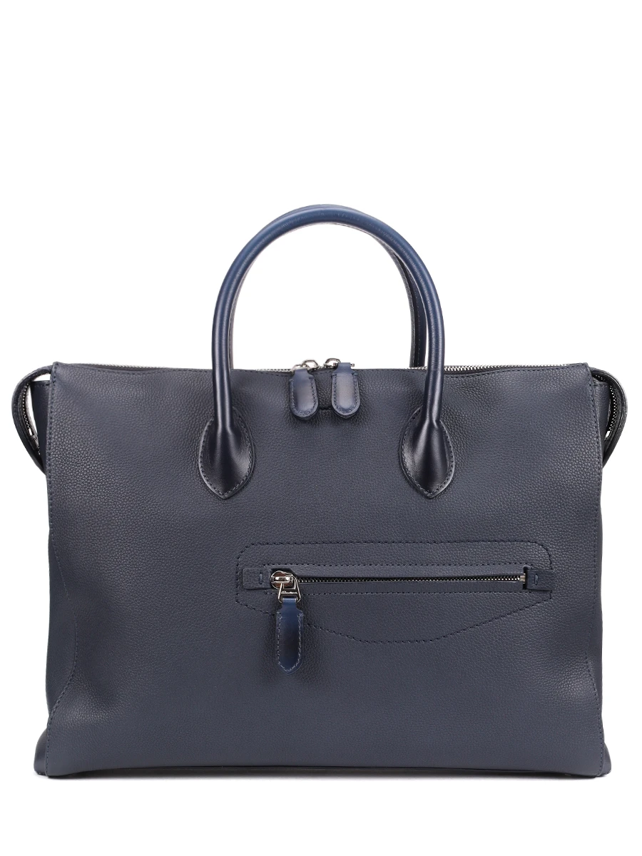 Сумка кожаная SANTONI UFBBA2645BS-ACSUU55 Синий 