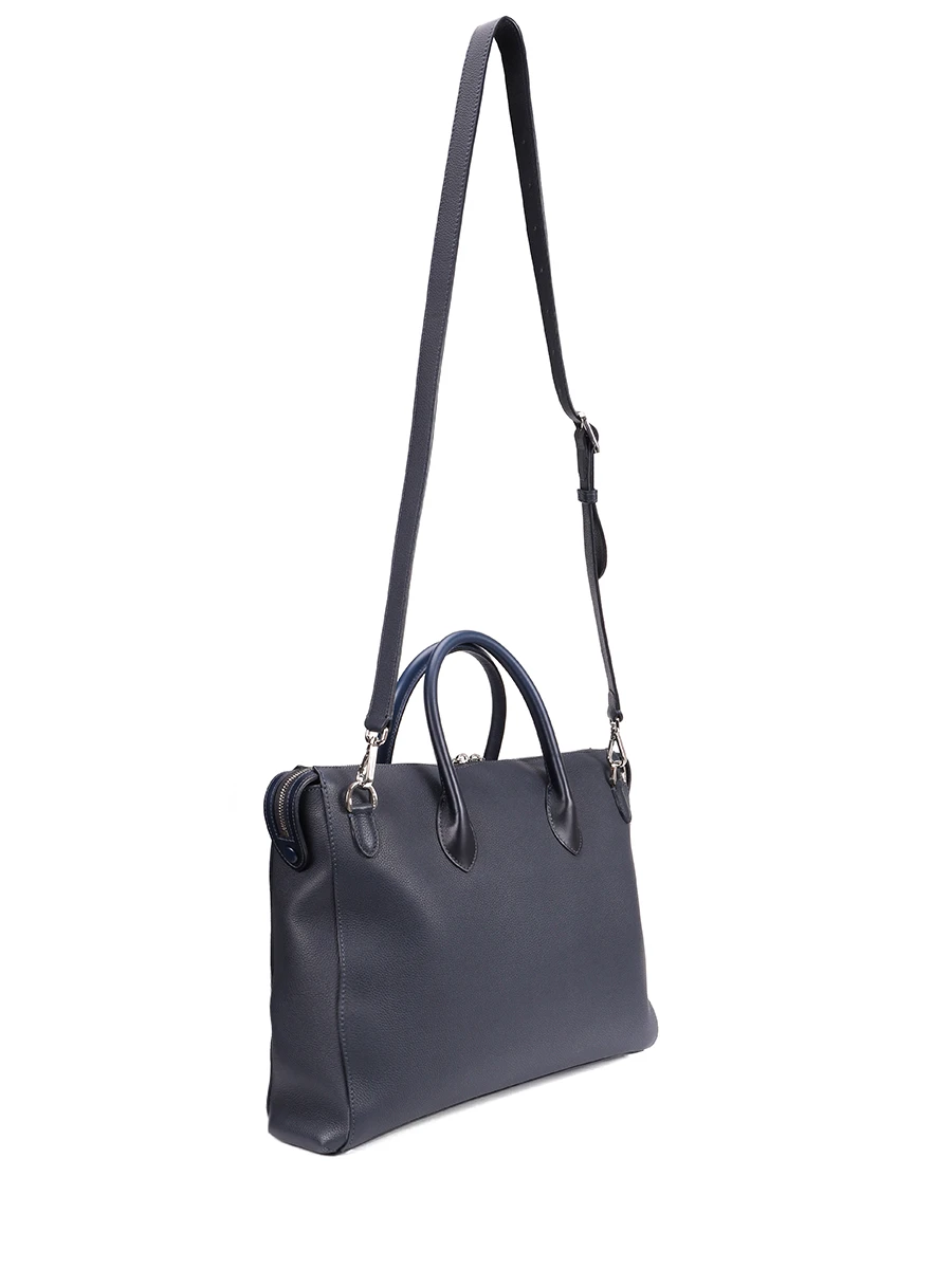 Сумка кожаная SANTONI UFBBA2645BS-ACSUU55 Синий  Фото 3