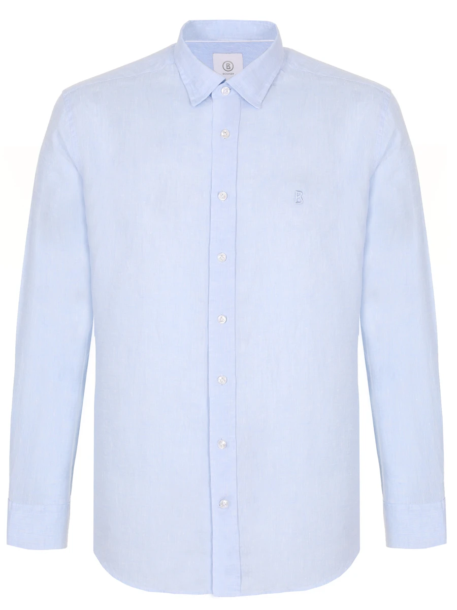 Рубашка Slim Fit льняная Timi BOGNER 58842973/331 TIMI Голубой 
