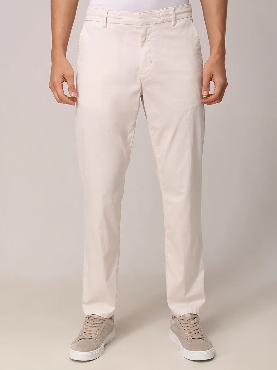 

Брюки Prime Fit хлопковые Riley, Кремовый, 18378964/103 RILEY-27