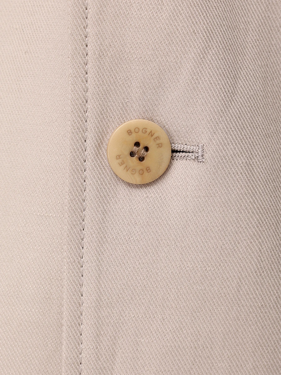 Куртка из хлопка и льна Larry BOGNER 38869638/762 LARRY-2 Бежевый  Фото 6