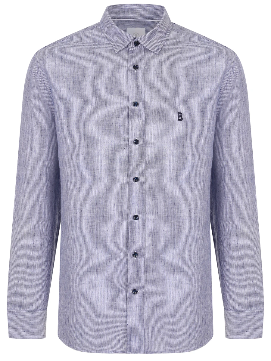Рубашка Slim Fit льняная Timi BOGNER 58848064/464 TIMI Синий 