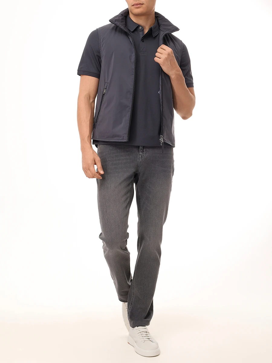 Джинсы Slim Fit хлопковые Rob BOGNER 18288909/021 ROB-G Серый  Фото 2