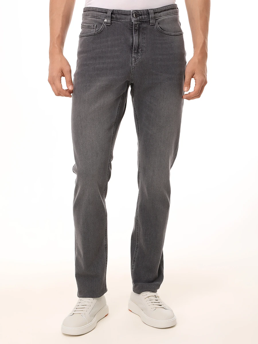 Джинсы Slim Fit хлопковые Rob BOGNER 18288909/021 ROB-G Серый  Фото 4