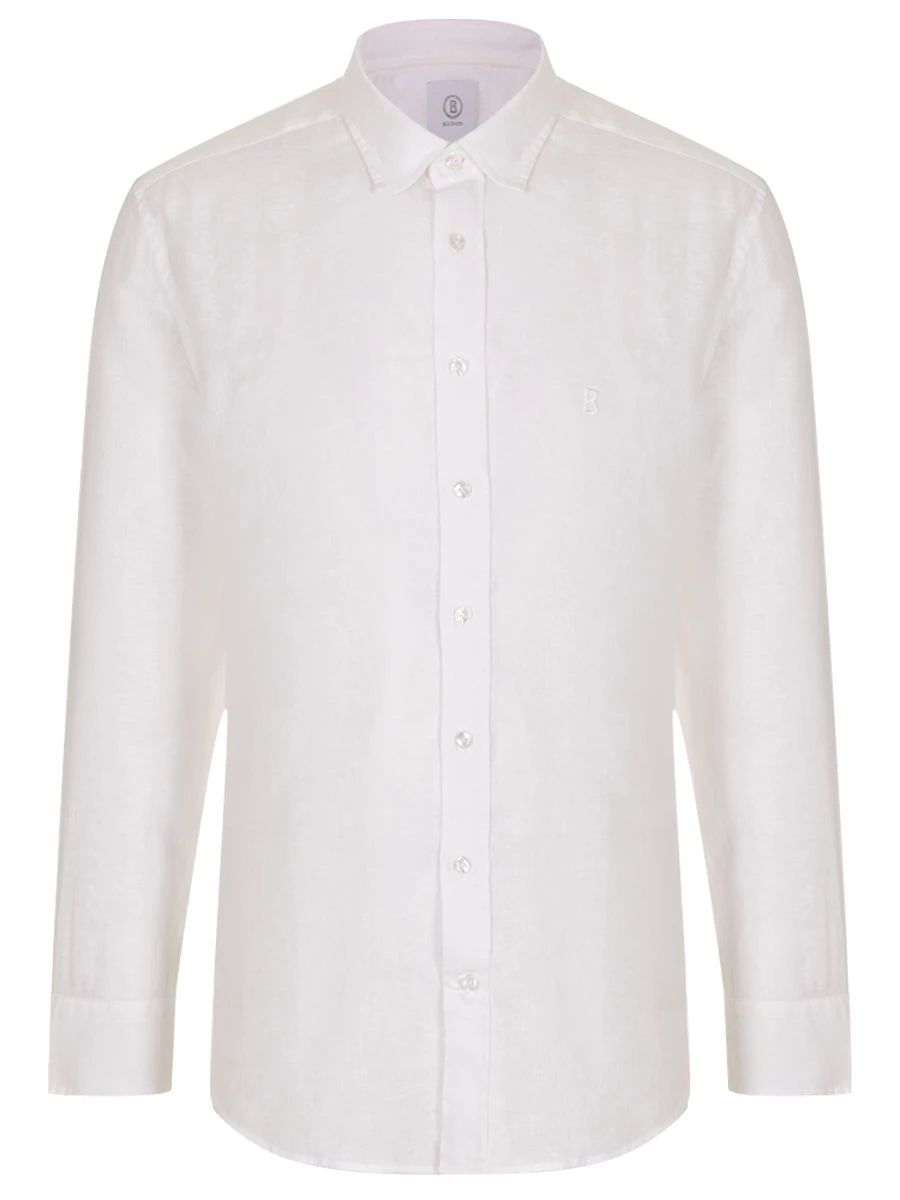 Рубашка Slim Fit льняная Timi BOGNER 58842973/031 TIMI Белый 