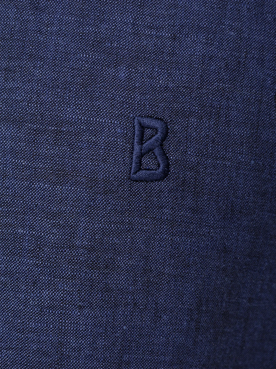 Рубашка Slim Fit льняная Timi BOGNER 58842973/464 TIMI Синий  Фото 6