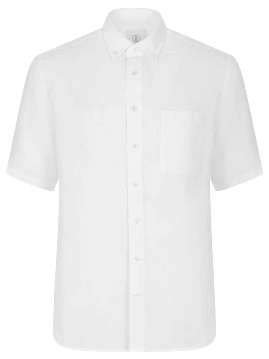 Рубашка Slim Fit льняная Lykos BOGNER 58892973/031 LYKOS-4 Белый 