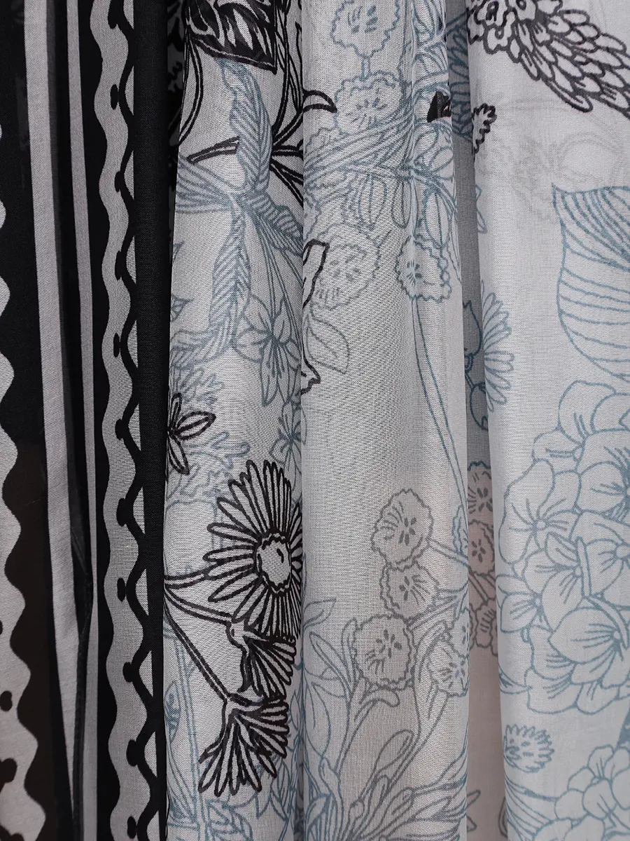 Платье шелковое ELIE SAAB D0555PR25 SI001 PR018 Черный  Фото 6