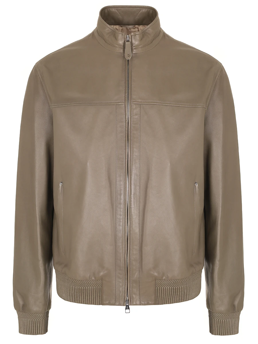 

Куртка кожаная, Зеленый, SS25L04PLKGR1