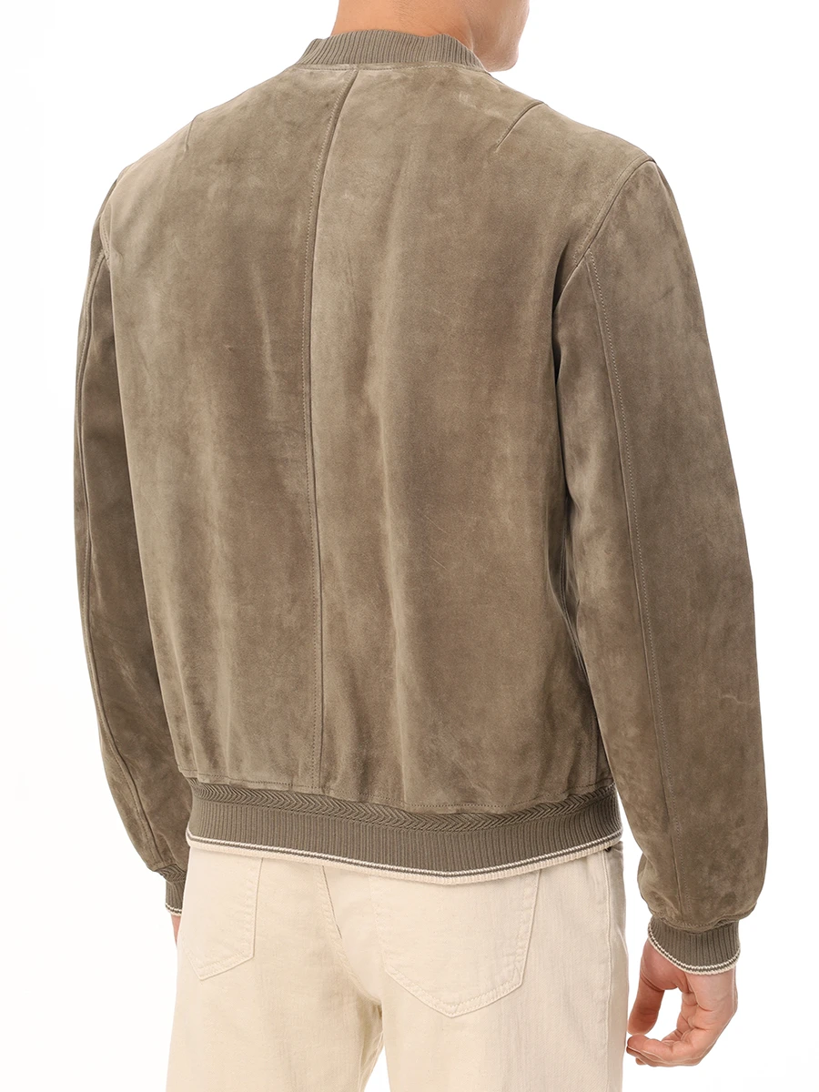 Куртка замшевая BRETT JOHNSON SS25L38BKGR Зеленый  Фото 3