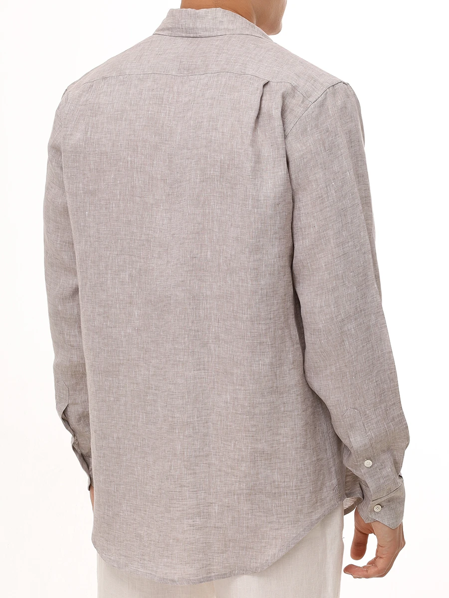 Рубашка льняная BRETT JOHNSON SS25S66SOS100KGR Зеленый  Фото 3