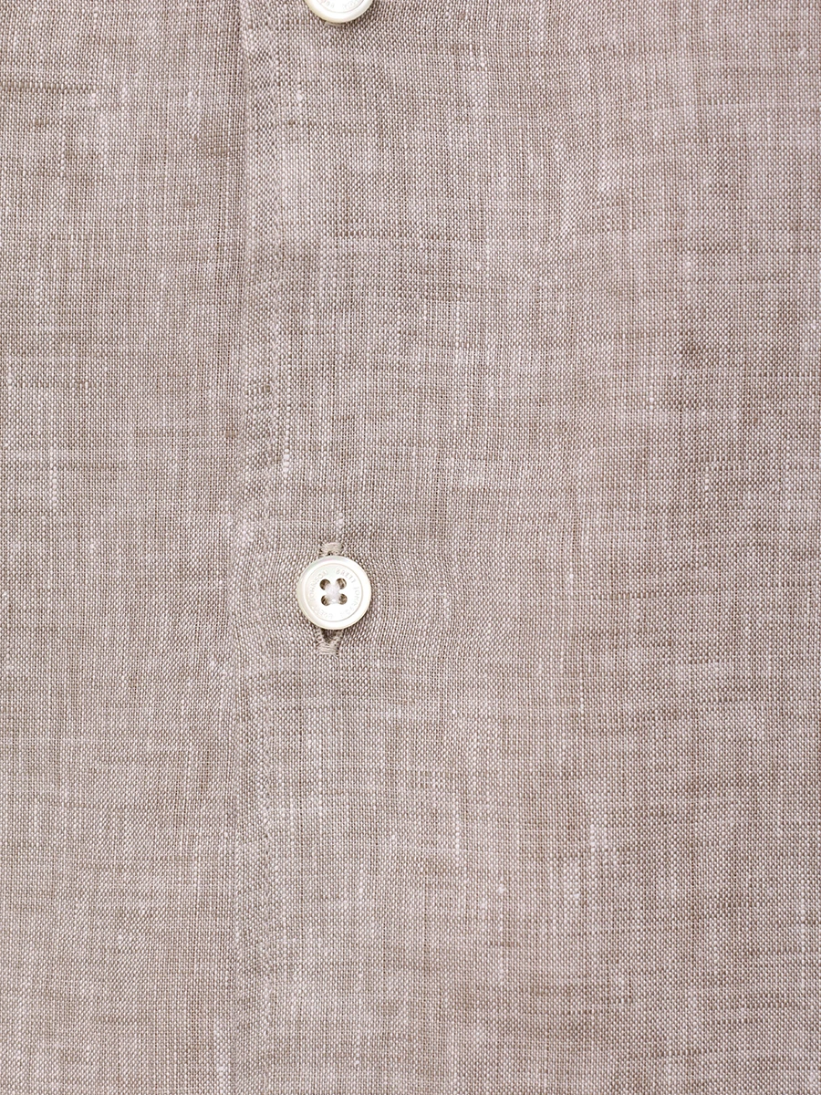 Рубашка льняная BRETT JOHNSON SS25S66SOS100KGR Зеленый  Фото 6