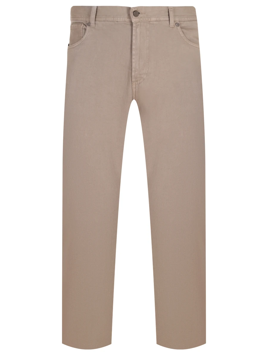Брюки Regular Fit хлопковые BRETT JOHNSON SS25D3221DENMUD Зеленый 