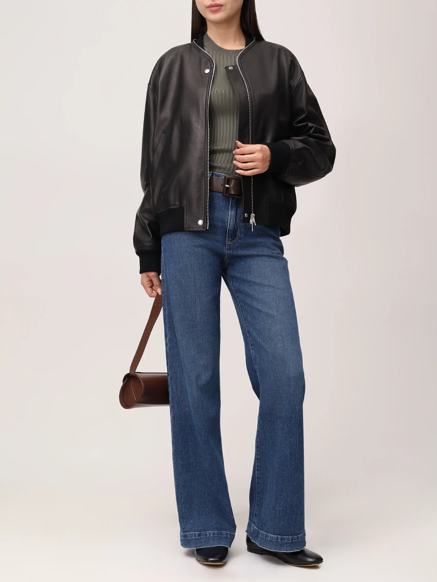 Джемпер шелковый JIL SANDER J04GP0111 J16137 312 Зеленый  Фото 2