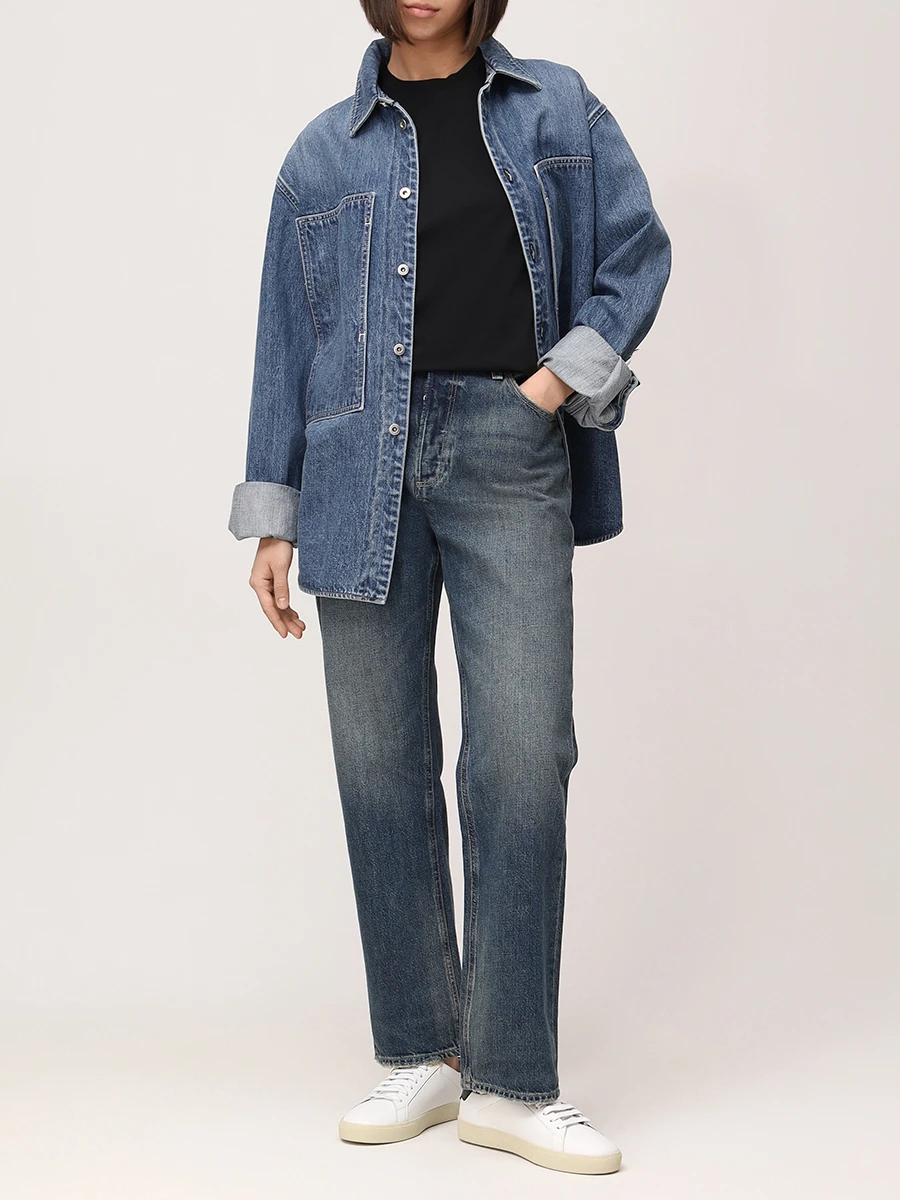 Футболка хлопковая JIL SANDER J01GC0105 J45051 001 Черный  Фото 2