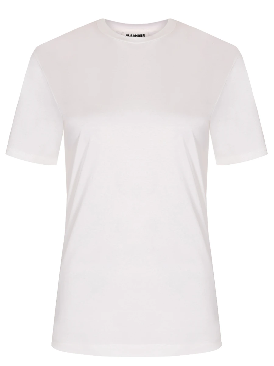 Футболка хлопковая JIL SANDER J01GC0105 J45051 100 Белый 