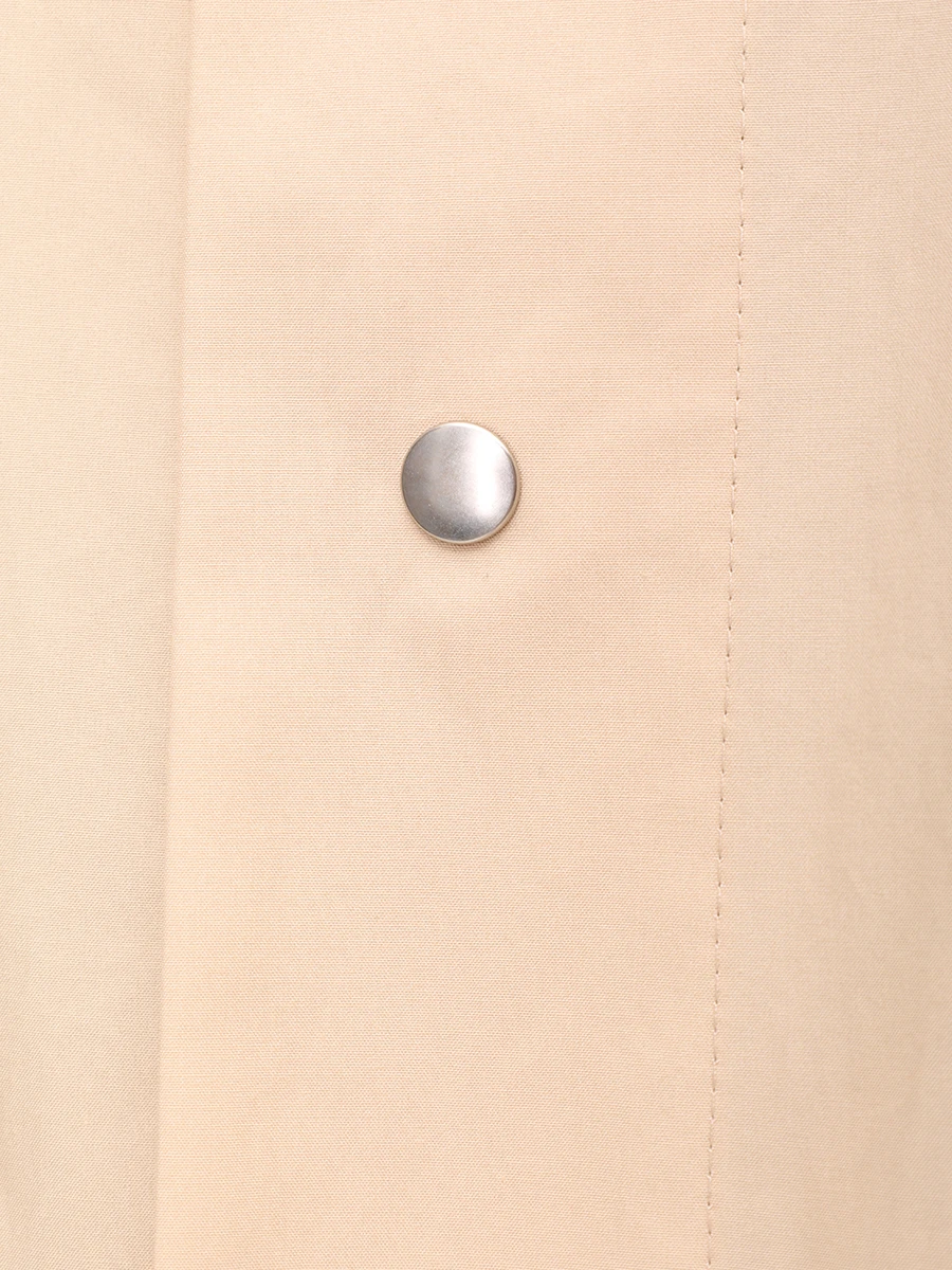 Плащ хлопковый JIL SANDER J04AH0002 J45026 236 Бежевый  Фото 7