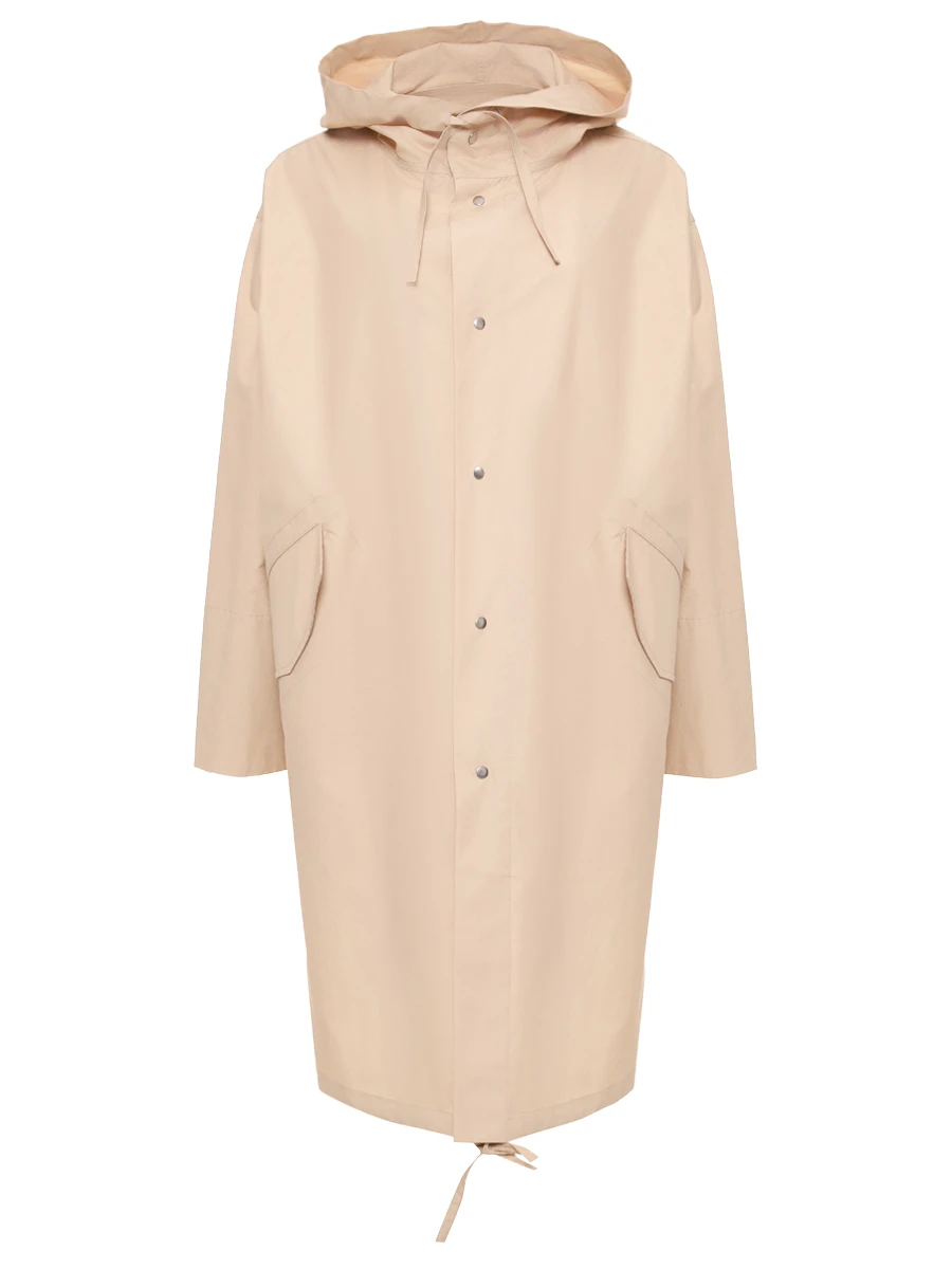 Плащ хлопковый JIL SANDER J04AH0002 J45026 236 Бежевый  Фото 2