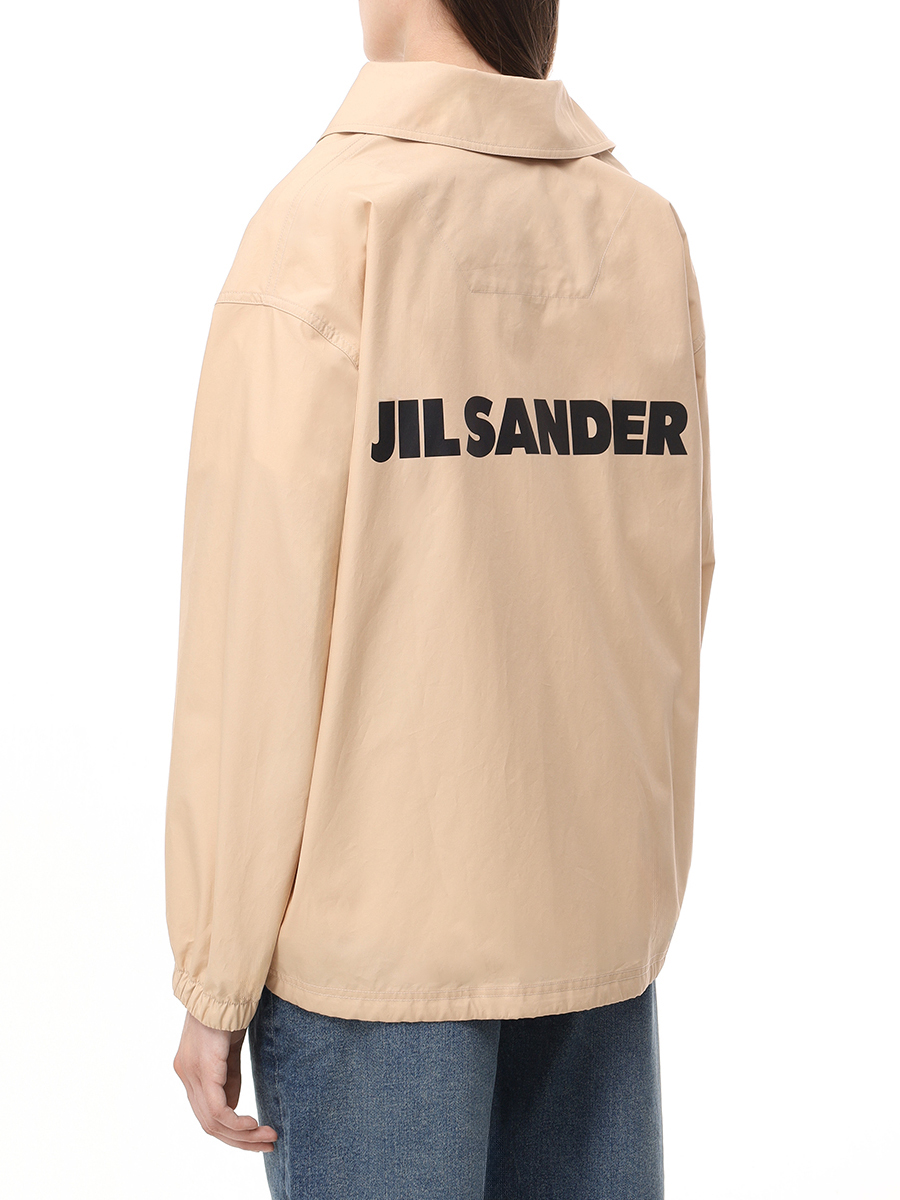 Ветровка хлопковая JIL SANDER J04AM0001 J45026 236 Бежевый  Фото 2