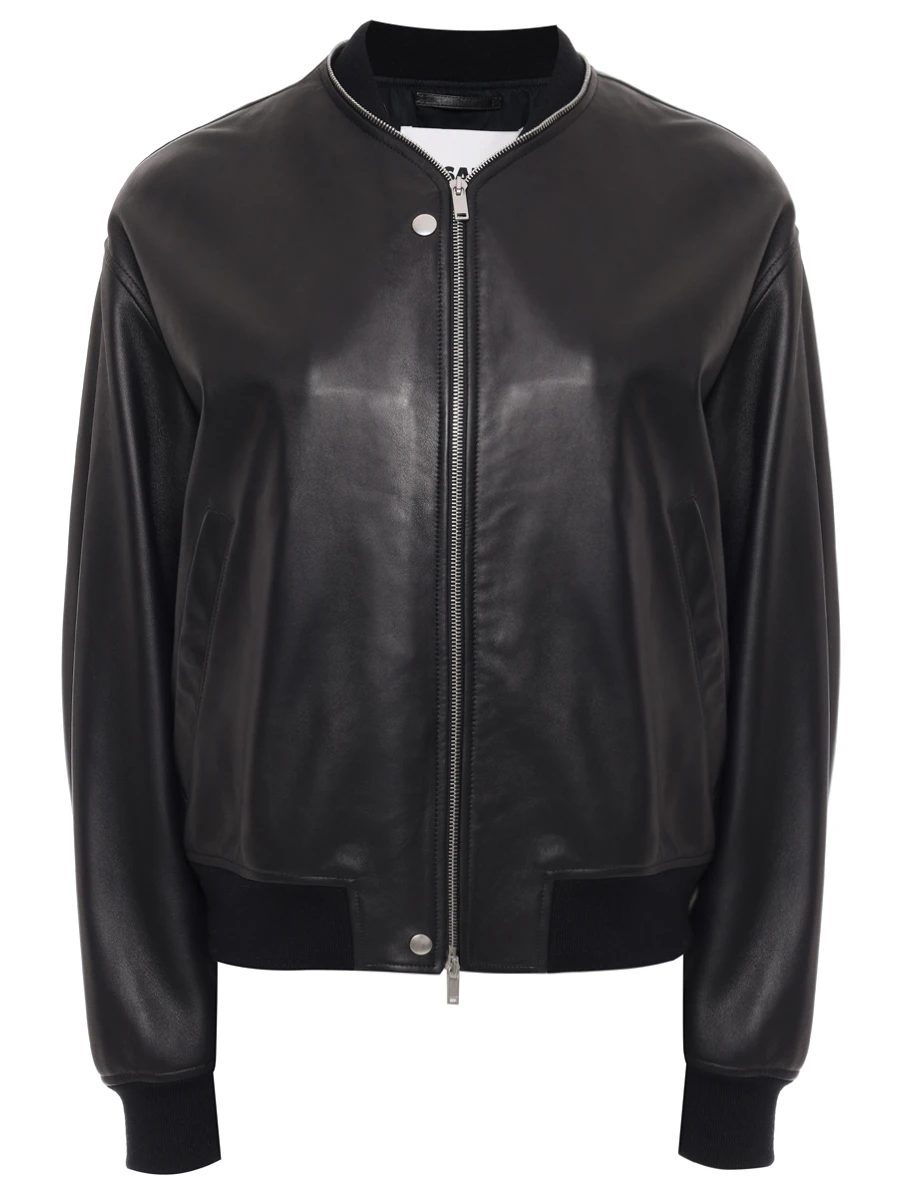 Куртка кожаная JIL SANDER J04BN0104 J07173 001 Черный  Фото 2