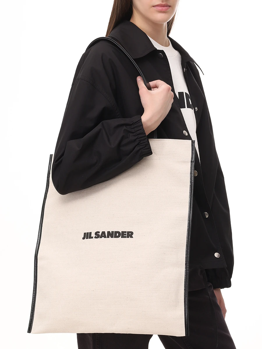 Сумка текстильная JIL SANDER J07WD0104 P7060 280 Бежевый  Фото 2