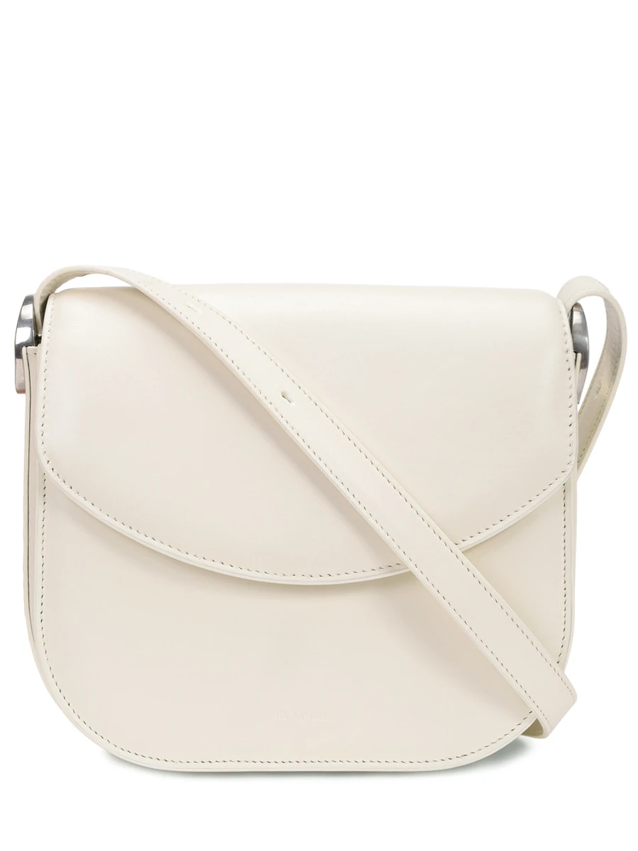 Сумка кожаная Coin JIL SANDER J07WG0055 P6570 106 Кремовый 