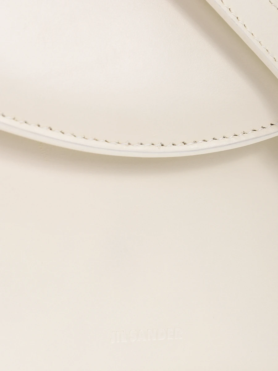Сумка кожаная Coin JIL SANDER J07WG0055 P6570 106 Кремовый  Фото 6