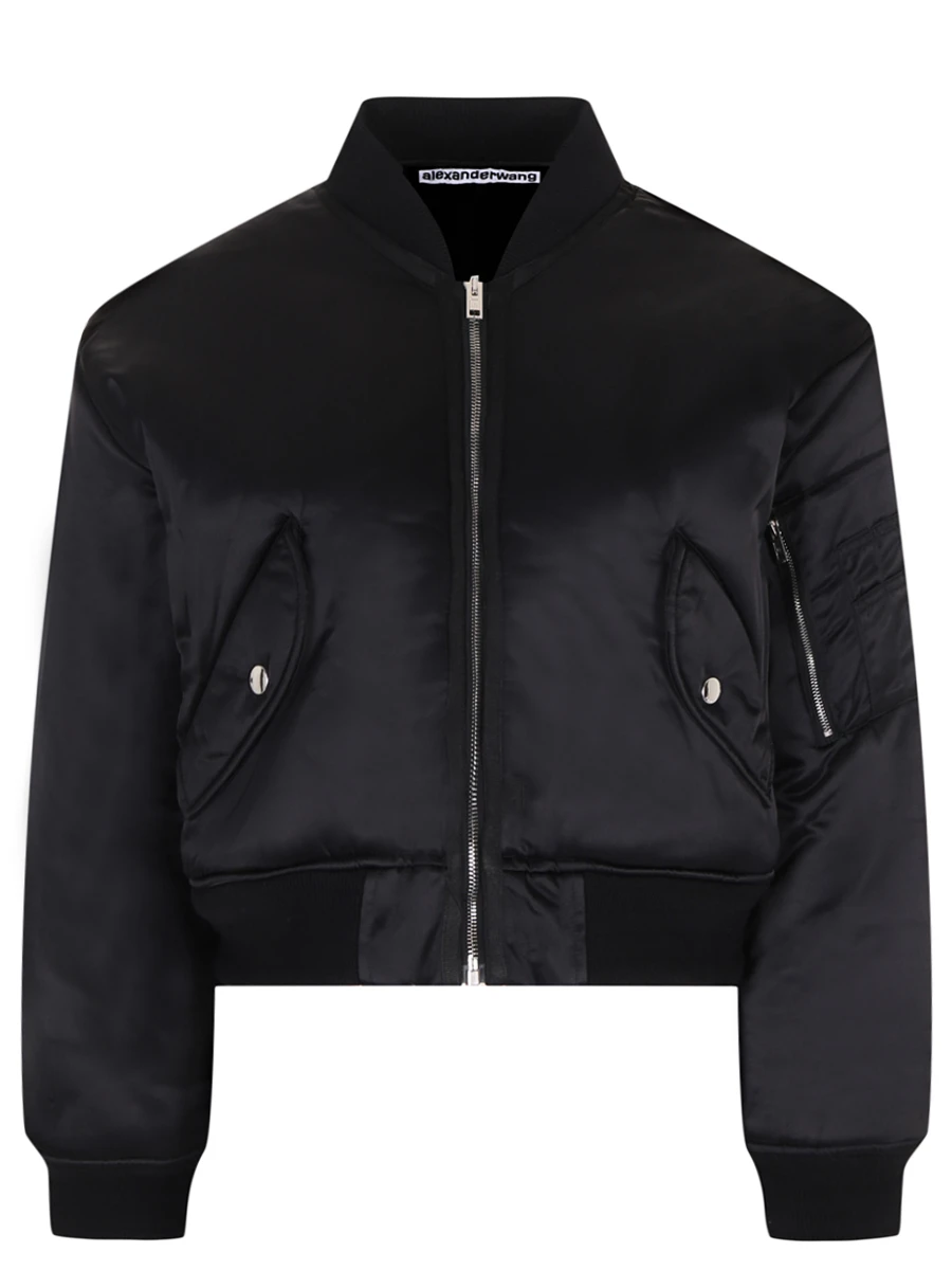 Бомбер утепленный ALEXANDER WANG 1WC1253278 001 Черный 