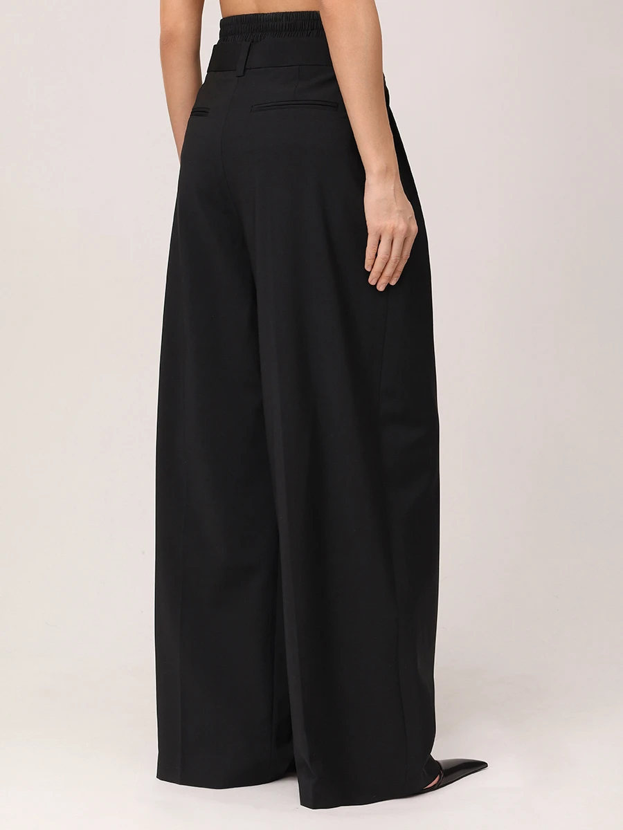 Брюки шерстяные ALEXANDER WANG 1WC1254784 001 Черный  Фото 3