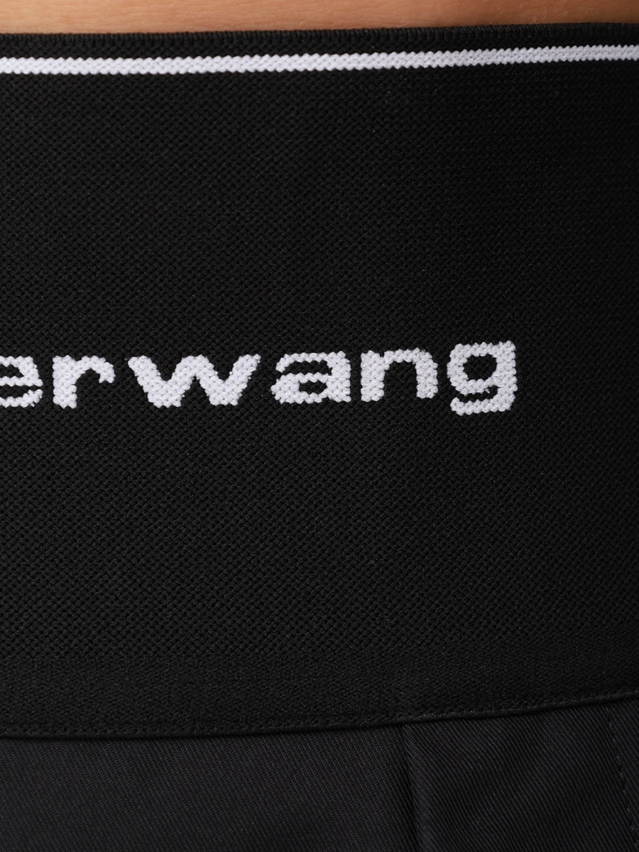 Шорты хлопковые ALEXANDER WANG 1WC1224450 001 Черный  Фото 6