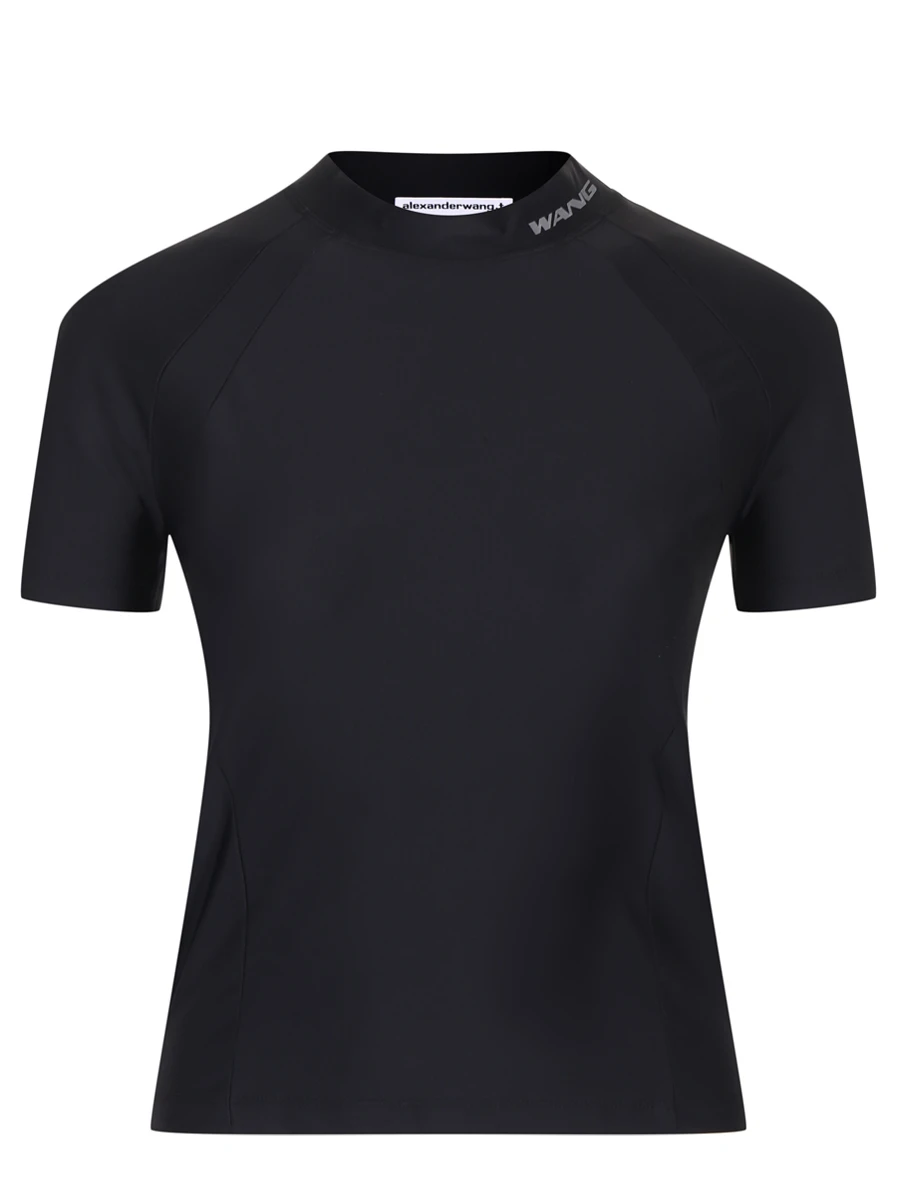 Футболка однотонная ALEXANDER WANG 4CC1251533 001 Черный 