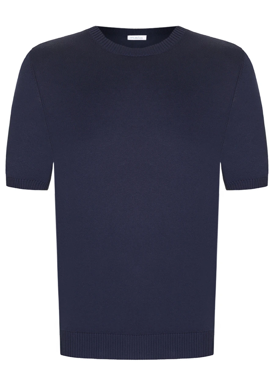 

Футболка хлопковая, Синий, UXA183 F3L27 E2088 Темно-