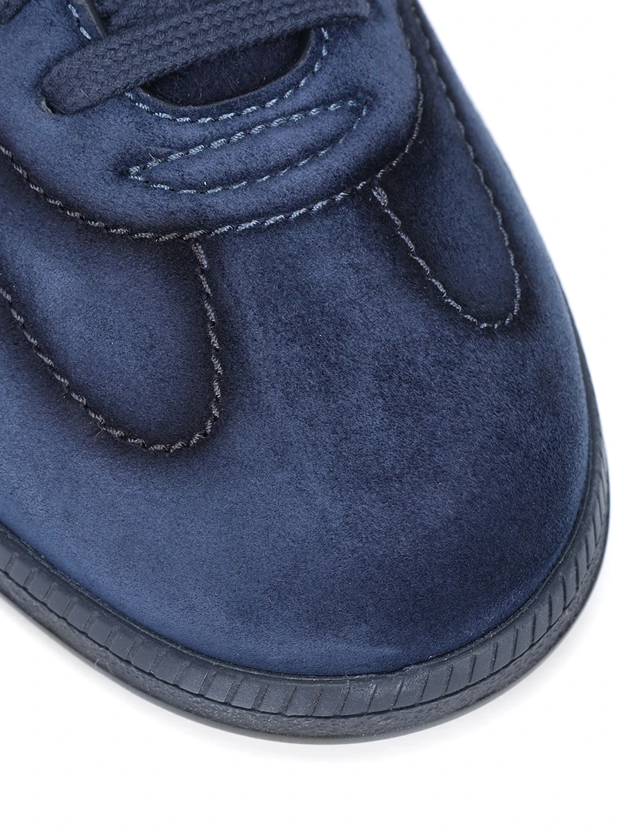 Кеды замшевые SANTONI MBPG22072OCATSE2U60 Синий  Фото 5