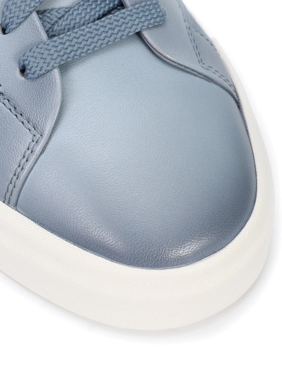Кеды кожаные SANTONI MBGG22068PNNTFGOZ23 Голубой  Фото 5