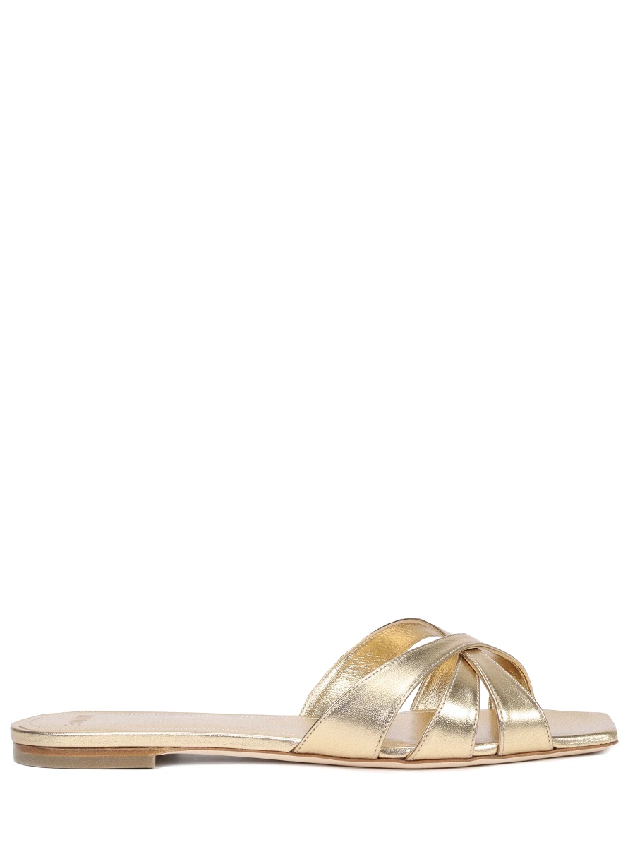 

Шлепанцы кожаные Nerea, Золотой, 324SN001.5.0795G03 NEREA