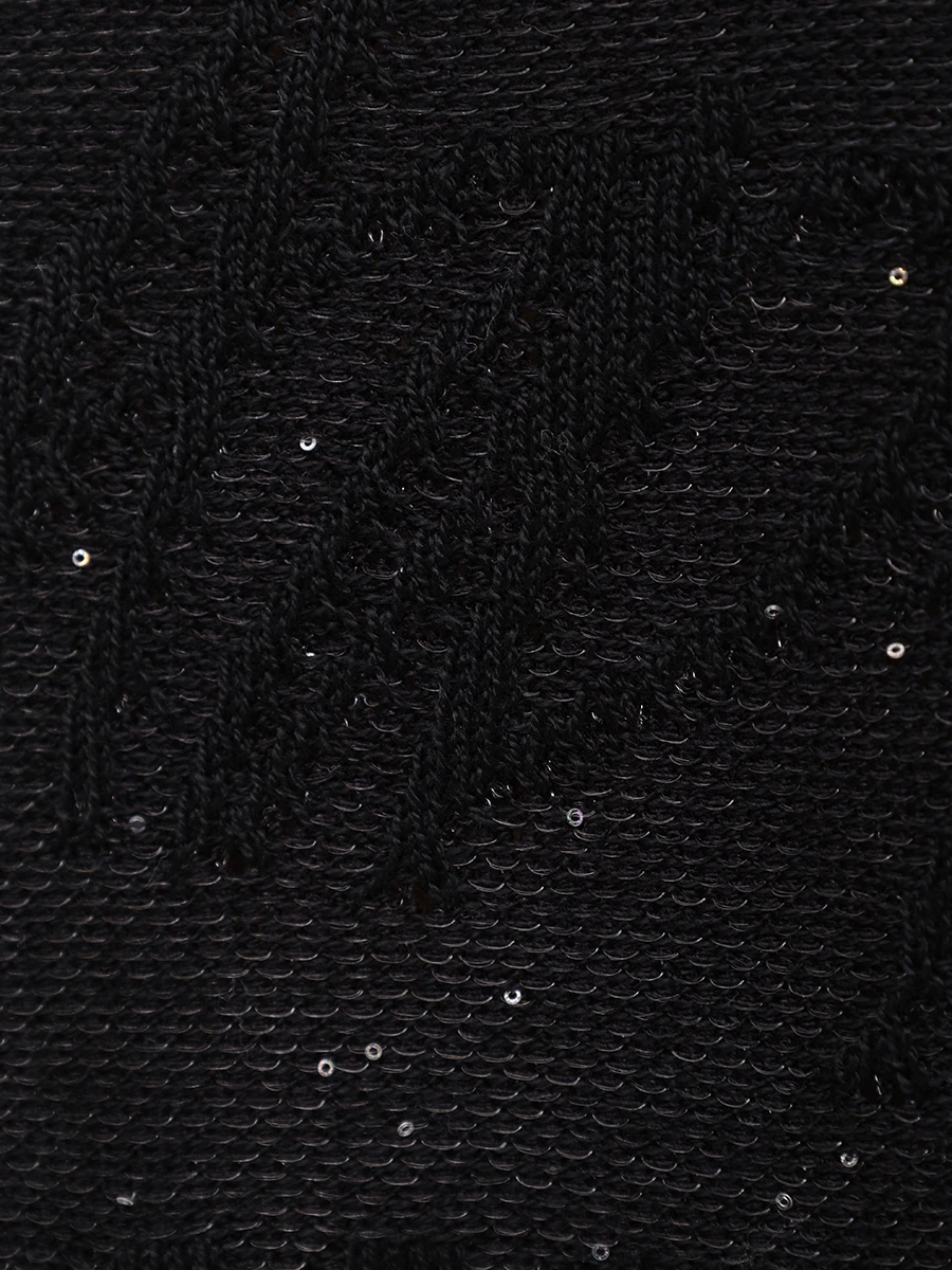 Топ из хлопка и вискозы AND THE BRAND S25-TP039-1204-900 Черный  Фото 6