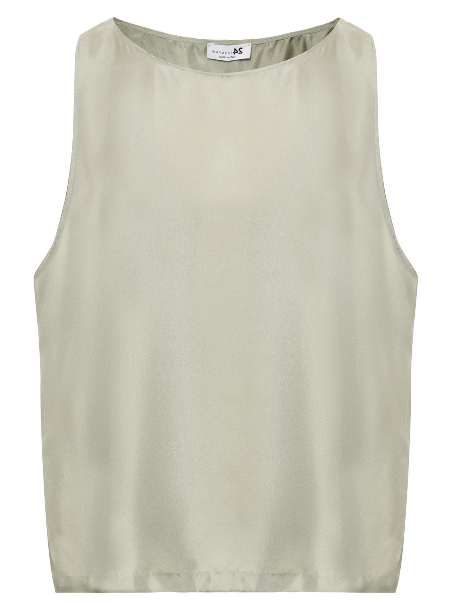 Топ шелковый MANZONI 24 25PM600-SEUN б Зеленый 