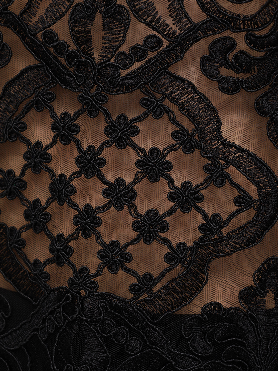 Топ кружевной MAURIZIO W08251579 Черный  Фото 6