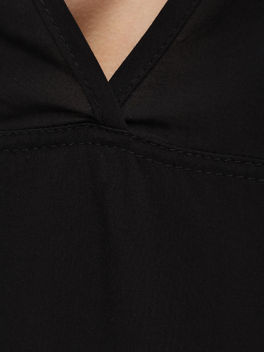 Топ из вискозы MAURIZIO LINING-2-4 Черный  Фото 6