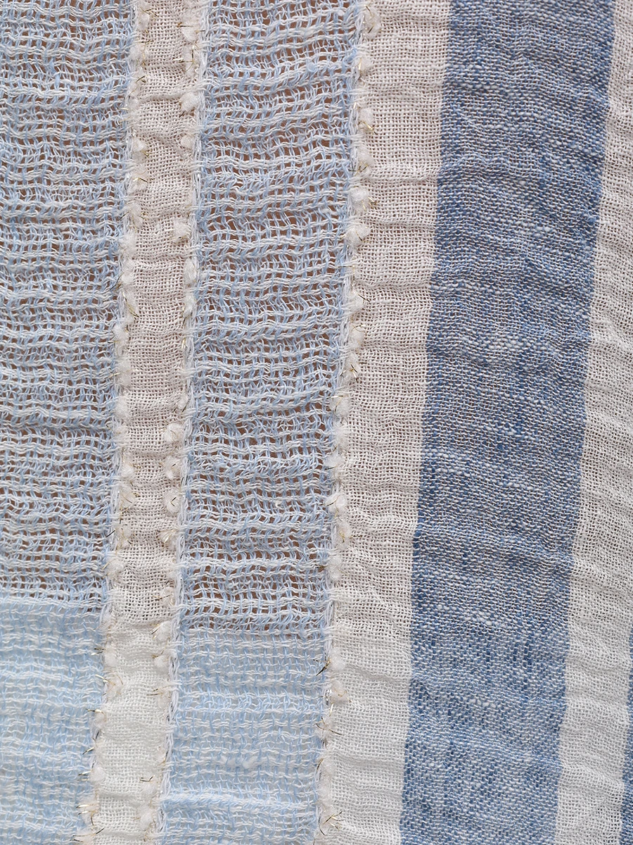 Топ льняной MAURIZIO W14102979 Белый  Фото 6