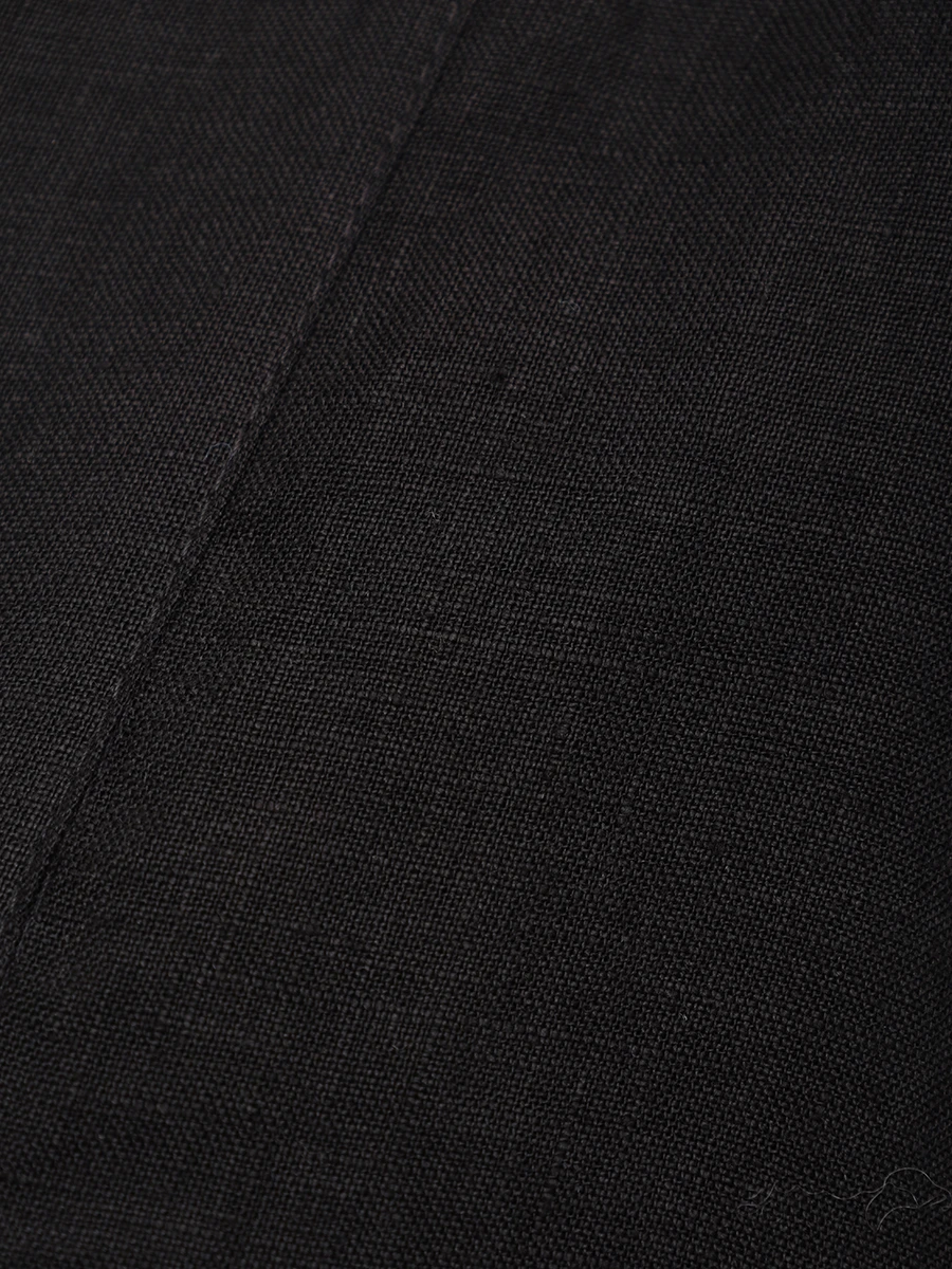 

Кимоно изо льна и вискозы, Черный, W07010679