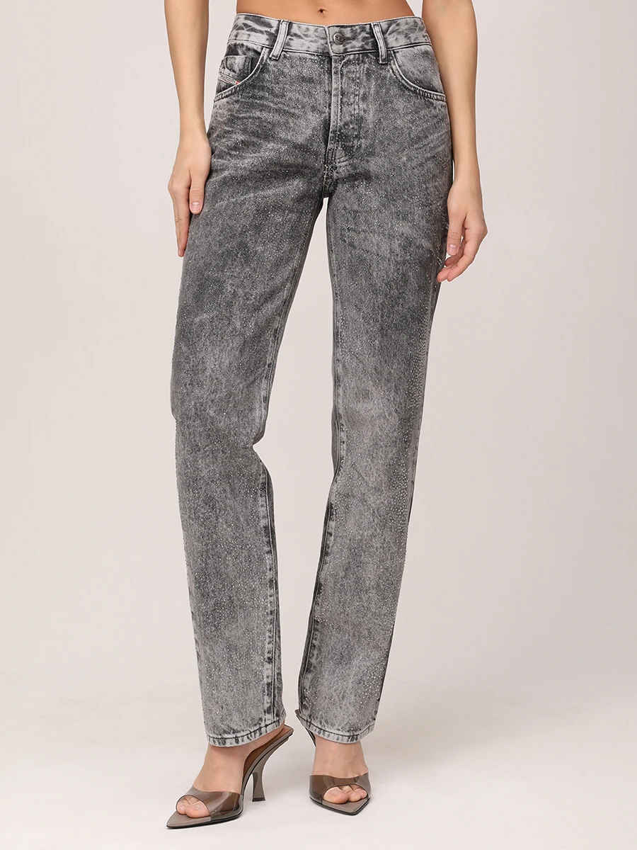 Джинсы Slim Fit хлопковые DIESEL A16855-0ABCS-02 Серый  Фото 4