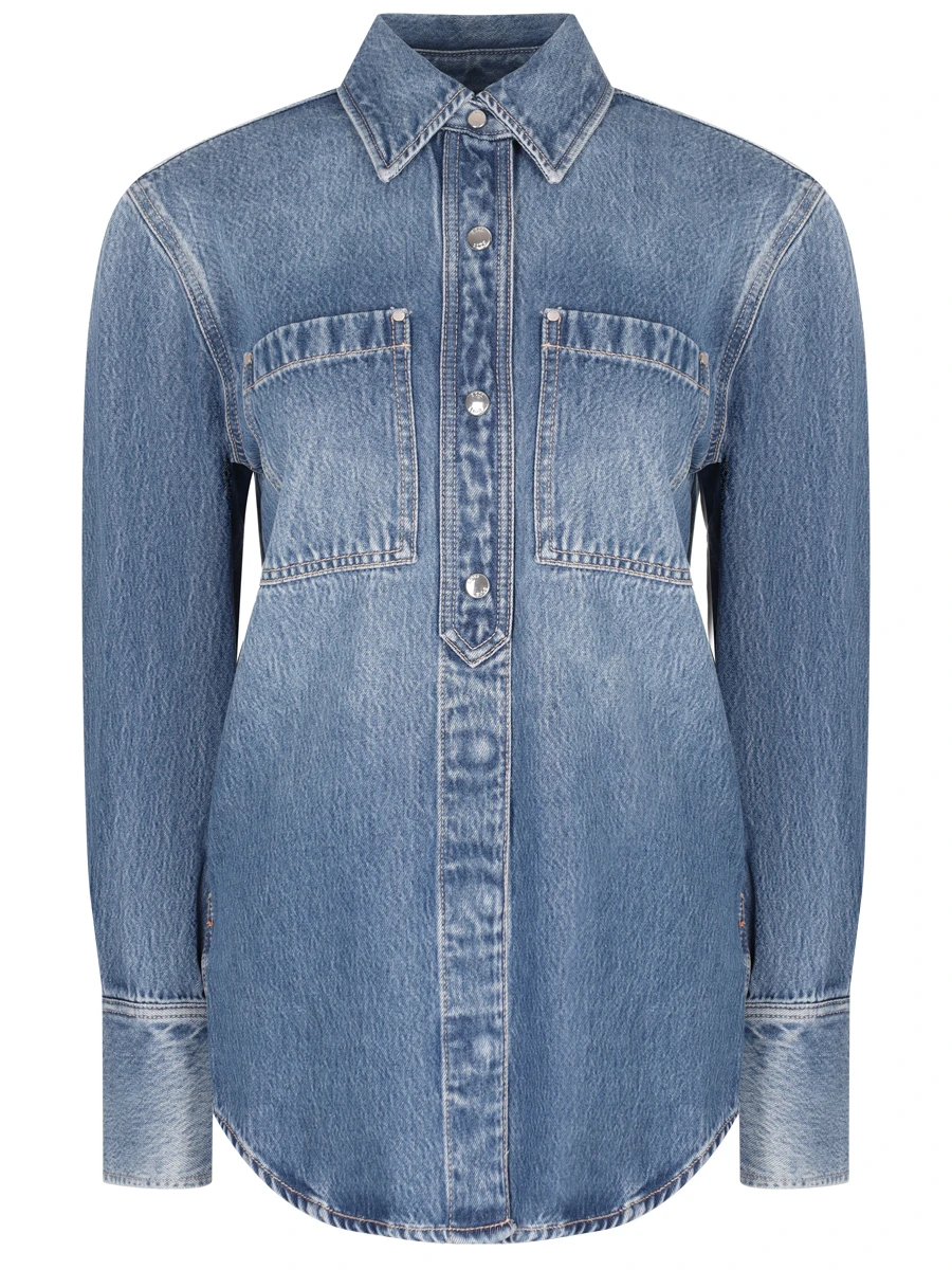 

Рубашка джинсовая, Голубой, 50530830/410