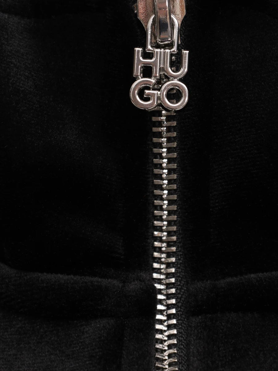 Олимпийка велюровая HUGO 50534055/001 Черный  Фото 6