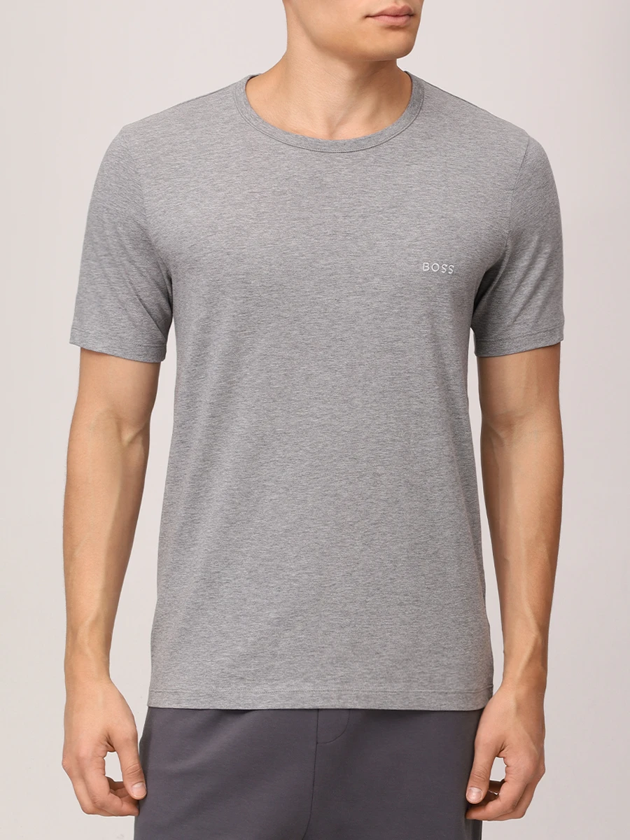 Набор из трех хлопковых футболок Regular Fit BOSS 50475284/999 Черный  Фото 2
