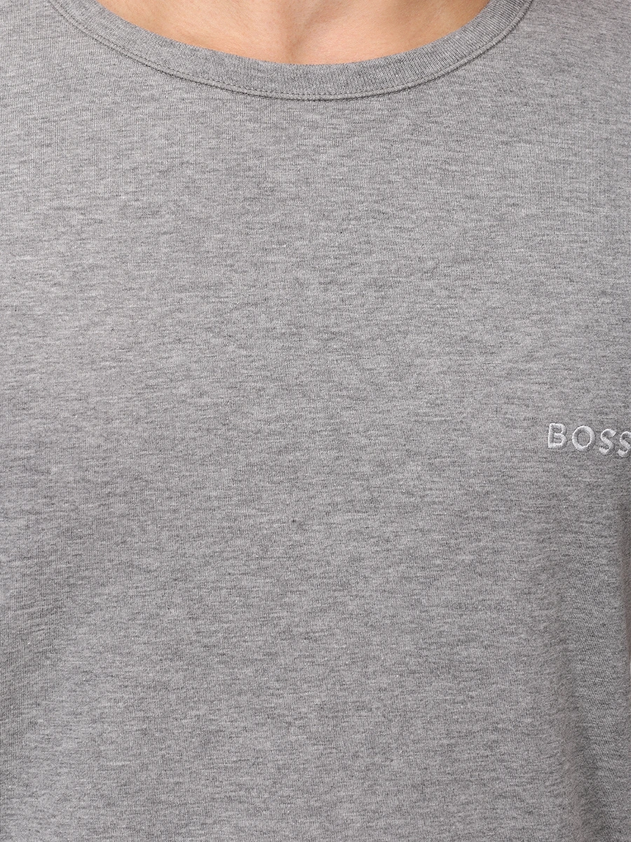 Набор из трех хлопковых футболок Regular Fit BOSS 50475284/999 Черный  Фото 4