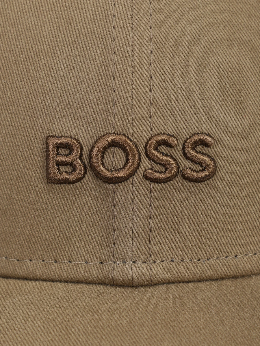 Бейсболка хлопковая BOSS 50519889/249 Хаки  Фото 3
